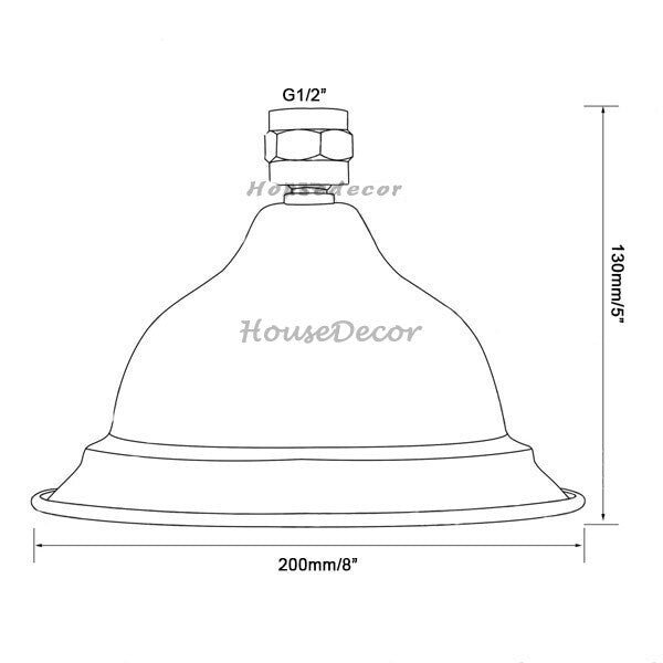 Modern shower head detailed product view additional view