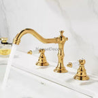 Modern Ceramic bath shower mixer tap deck mounted design main view