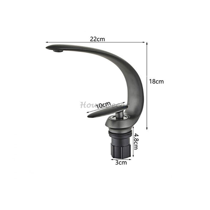 Modern bath shower mixer tap deck mounted design additional view