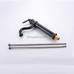 Black Brass bath shower mixer tap detailed product view additional view