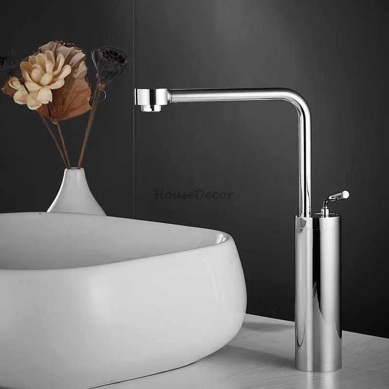 Modern Brass bath shower mixer tap swivel spout additional view