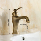 Antique Brass bath shower mixer tap detailed product view detail view