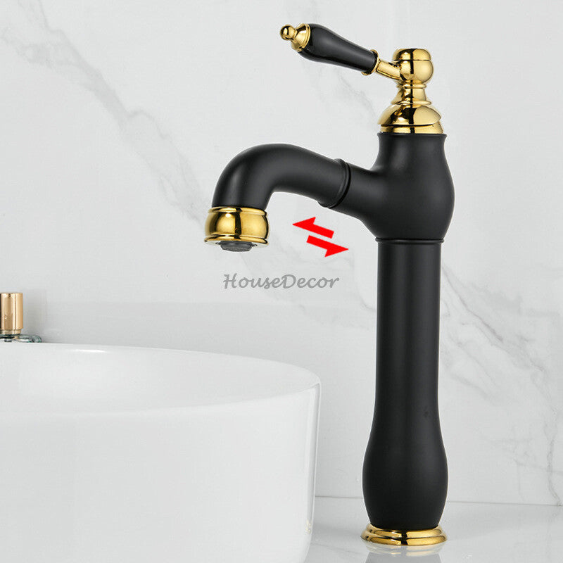 Black bath shower mixer tap pull out spray additional view