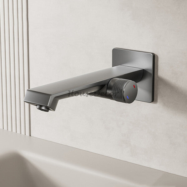 Modern bathroom basin mixer tap wall mounted design main view