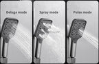 Modern bath shower mixer tap handheld shower set additional view