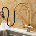 Modern kitchen sink mixer tap pull out spray additional view