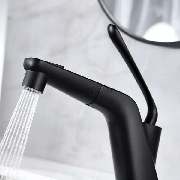 Modern bath shower mixer tap pull out spray additional view
