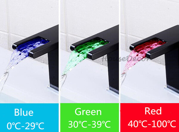 Modern bath shower mixer tap waterfall spout additional view