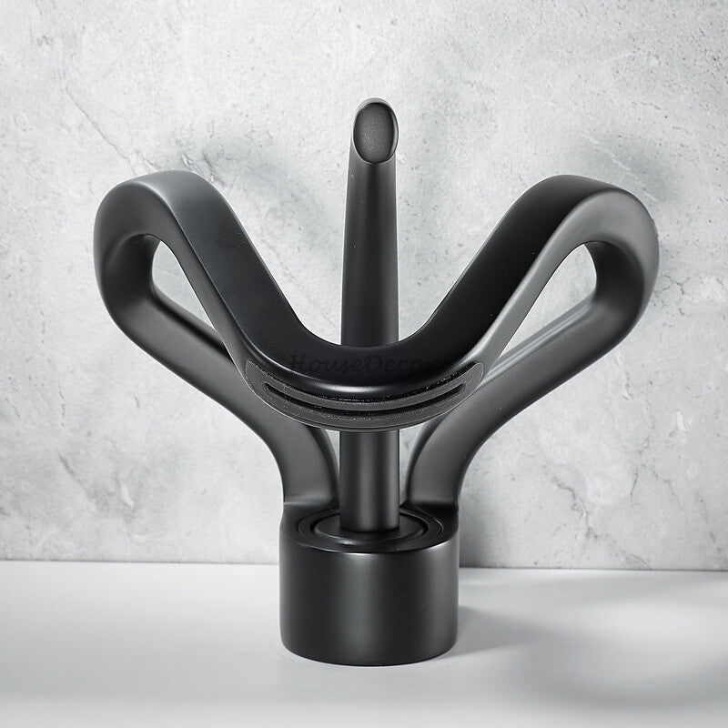 Modern bathroom basin mixer tap waterfall spout additional view