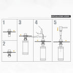Modern Stainless Steel kitchen sink mixer tap detailed product view additional view