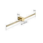 Brass towel rack wall mounted design additional view