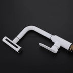 Modern kitchen sink mixer tap swivel spout additional view