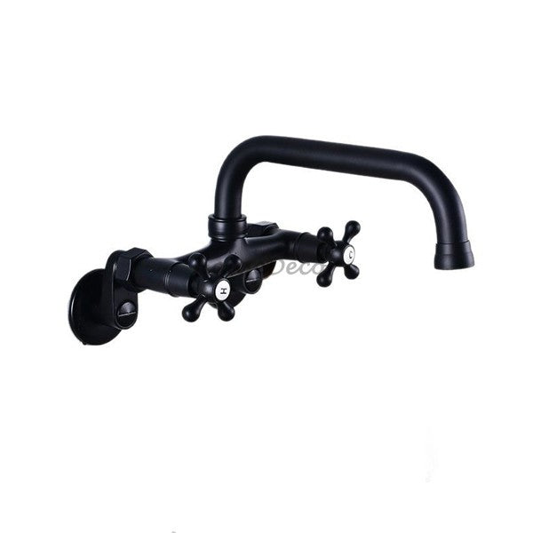 Modern kitchen sink mixer tap swivel spout main view