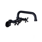 Modern kitchen sink mixer tap swivel spout main view