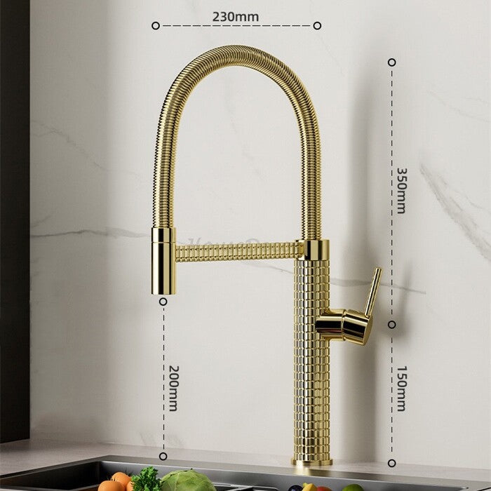 Modern kitchen sink mixer tap swivel spout additional view