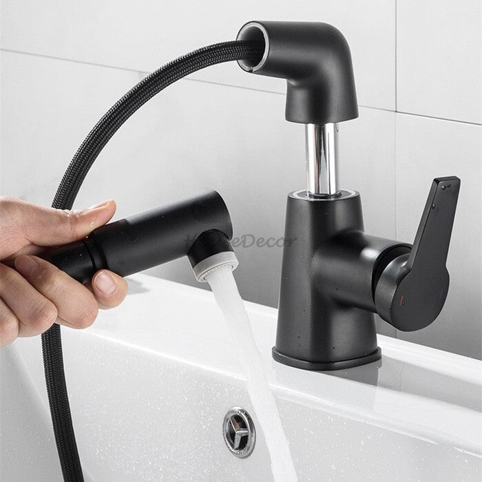 Modern bath shower mixer tap pull out spray additional view