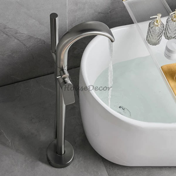 Modern bath shower mixer tap waterfall spout additional view