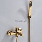 Modern Brass bath shower mixer tap detailed product view main view