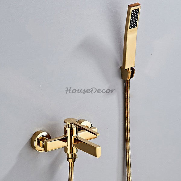 Modern Brass bath shower mixer tap detailed product view main view