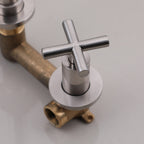 Brass bath shower mixer tap wall mounted design additional view