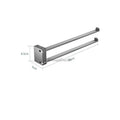Modern Brass towel rack detailed product view detail view