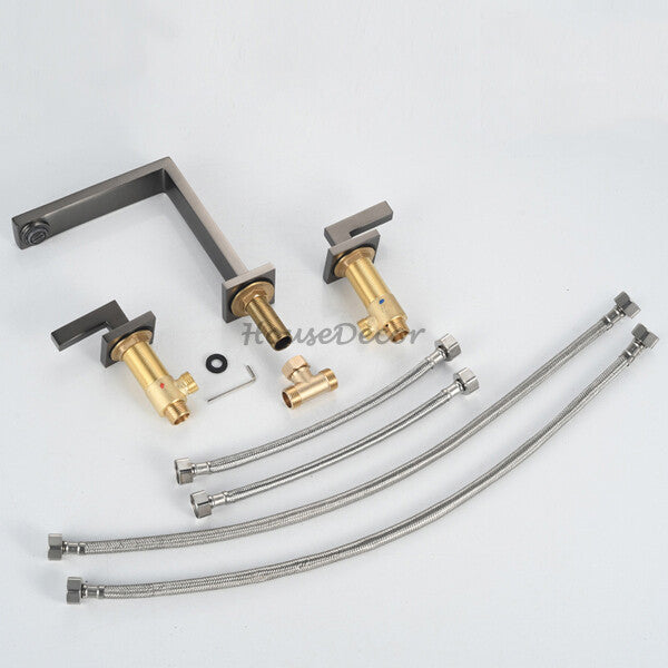 Modern bath shower mixer tap deck mounted design additional view