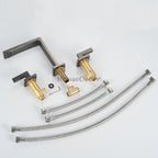 Modern bath shower mixer tap deck mounted design additional view