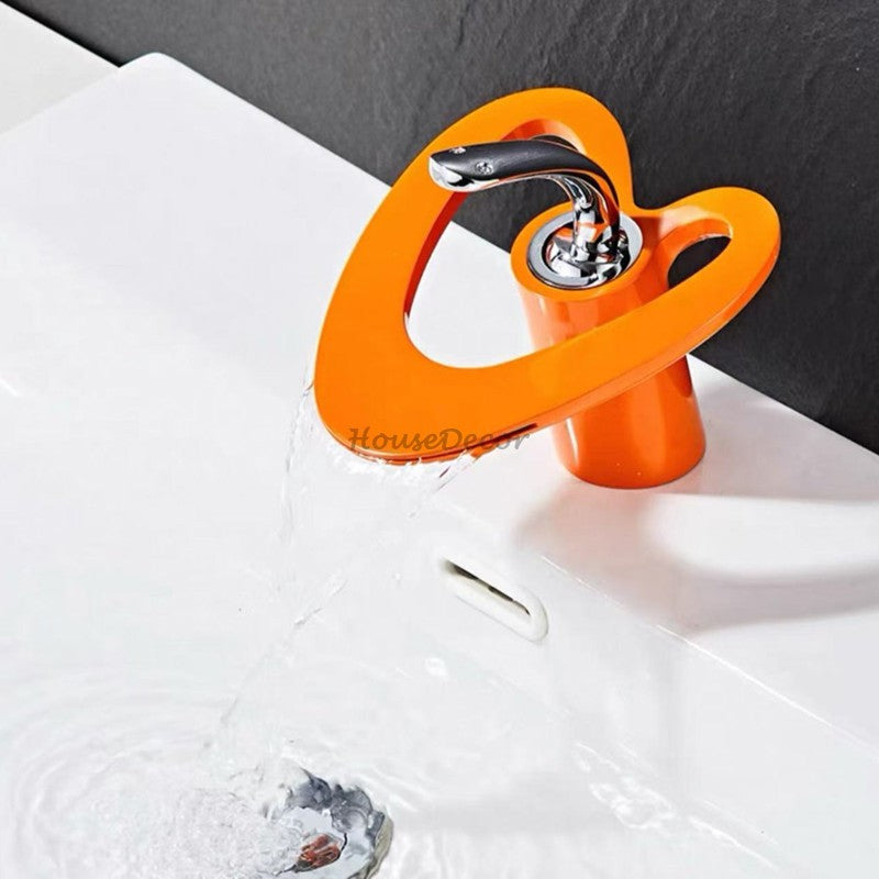 Modern bath shower mixer tap waterfall spout additional view