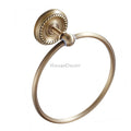 Antique Brass towel ring wall mounted design main view