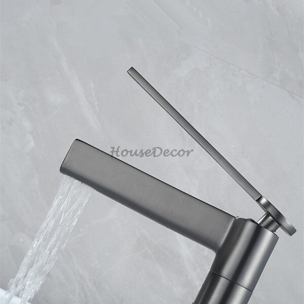 Chrome bath shower mixer tap single lever control additional view