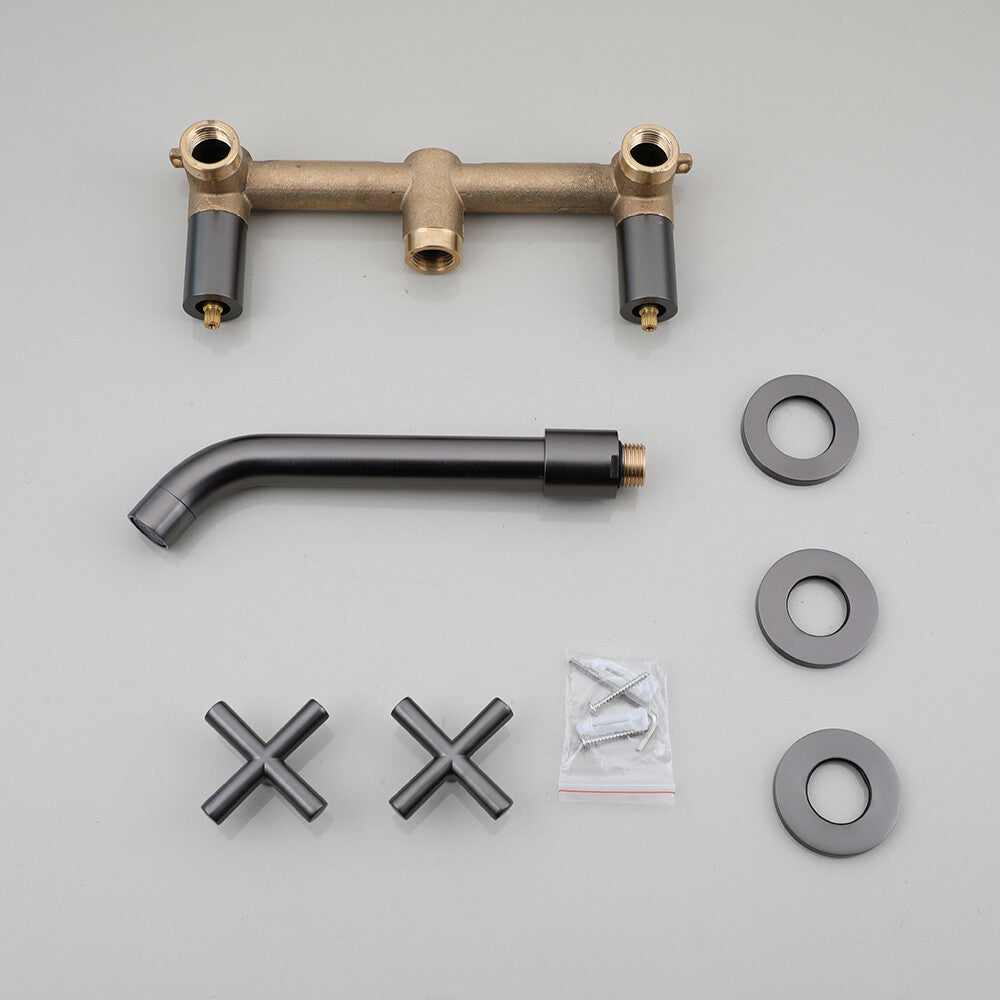 Brass bath shower mixer tap wall mounted design additional view