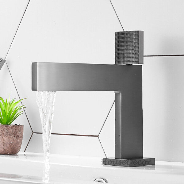 Modern bath shower mixer tap waterfall spout additional view
