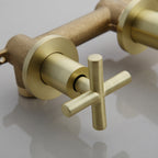Brass bath shower mixer tap wall mounted design additional view