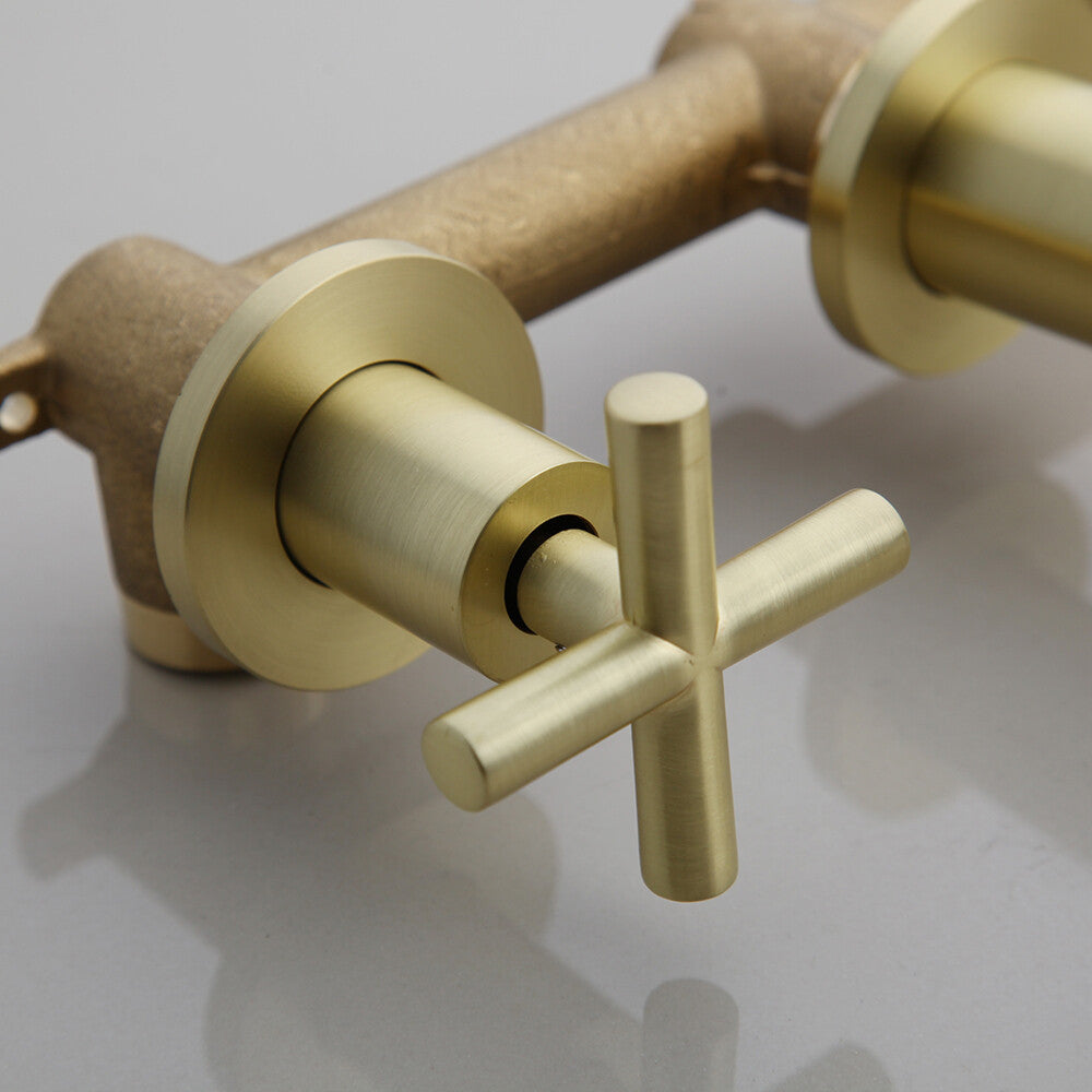 Brass bath shower mixer tap wall mounted design additional view
