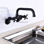 Modern kitchen sink mixer tap swivel spout additional view