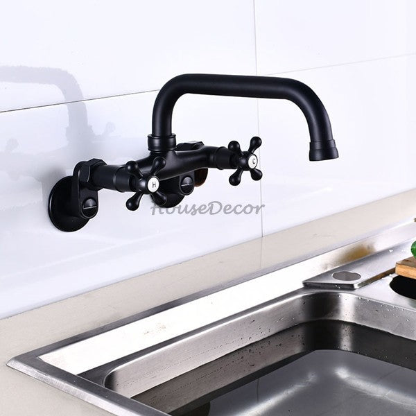Modern kitchen sink mixer tap swivel spout additional view