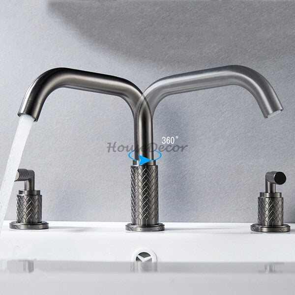 Modern bath shower mixer tap swivel spout additional view