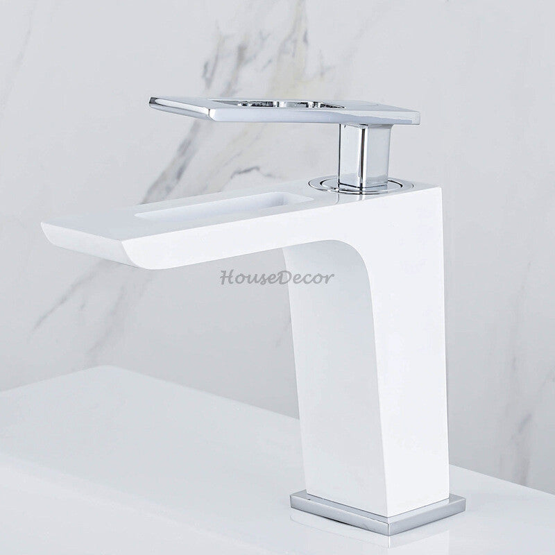 Modern bath shower mixer tap waterfall spout additional view