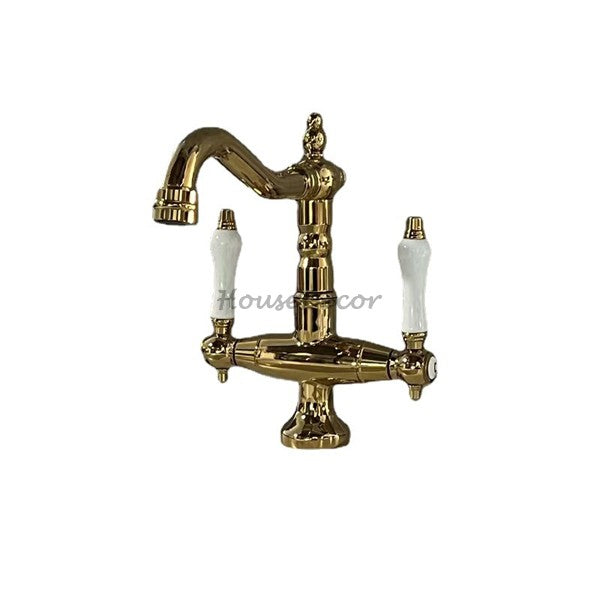 Modern Ceramic bathroom basin mixer tap detailed product view additional view