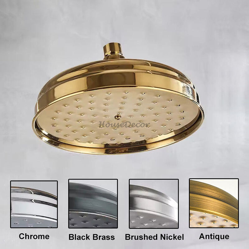 Antique Brass shower head detailed product view main view