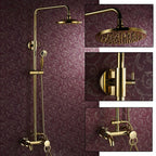 Polished Brass bath shower mixer tap detailed product view main view