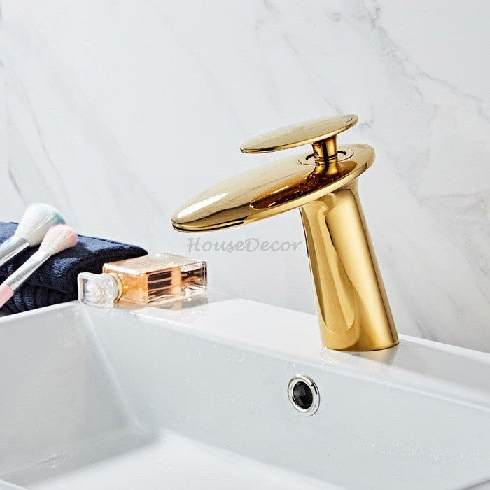 Modern bath shower mixer tap waterfall spout additional view