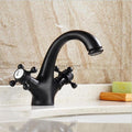 Black bath shower mixer tap deck mounted design main view