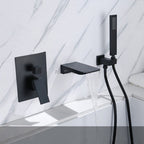 Modern bath shower mixer tap waterfall spout additional view