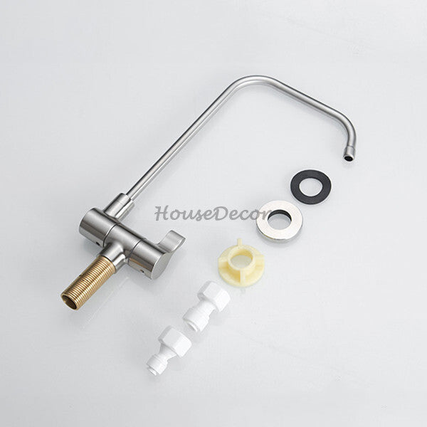 Modern kitchen sink mixer tap swivel spout additional view