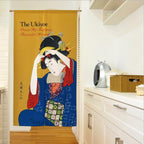 Modern Fabric doorway curtain room divider design main view