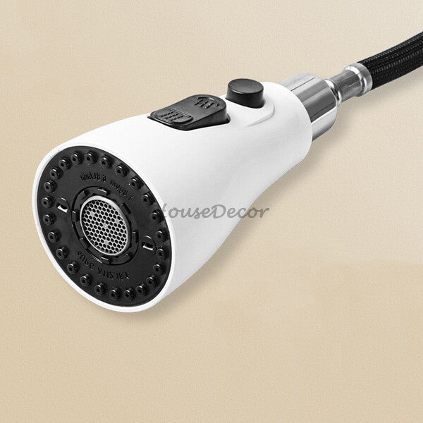 Modern kitchen sink mixer tap pull out spray additional view