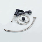 Black bath shower mixer tap pull out spray additional view