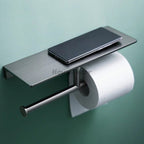 Modern Brass toilet paper holder detailed product view additional view