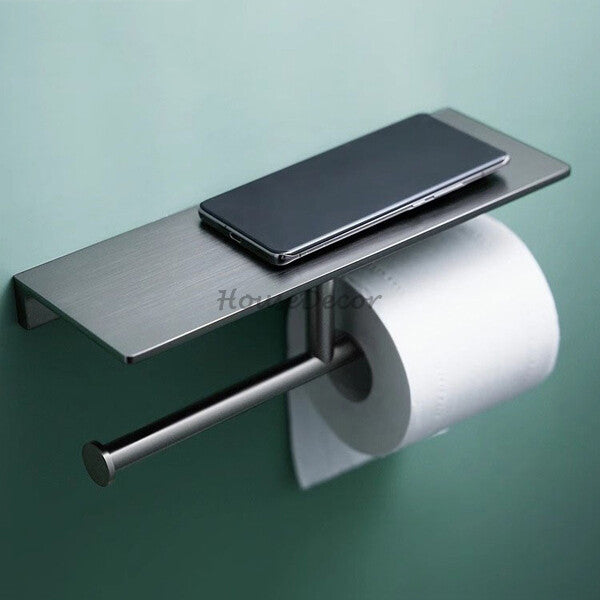 Modern Brass toilet paper holder detailed product view additional view